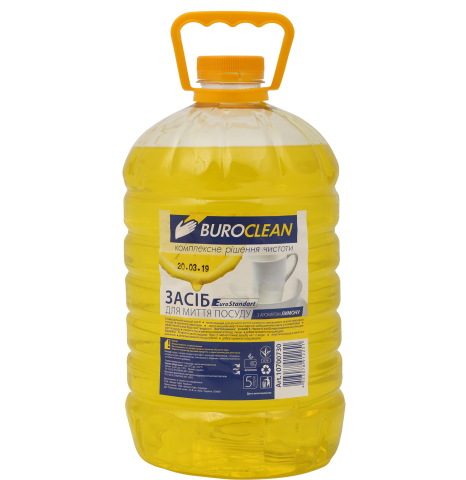 Засіб для посуду EuroStandart 5л ЛИМОН BUROCLEAN 10700730